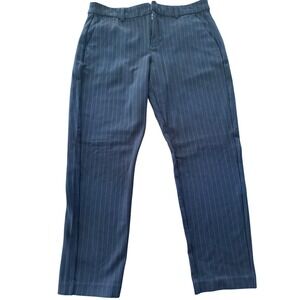 Liverpool Los Angeles Pinstripe‎ Pants Women 8/29 Navy Blue Career Trousers